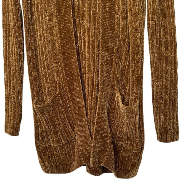 |EUC| MATTY M Chenille Long Open Front Cardigan - Picture 2 of 5